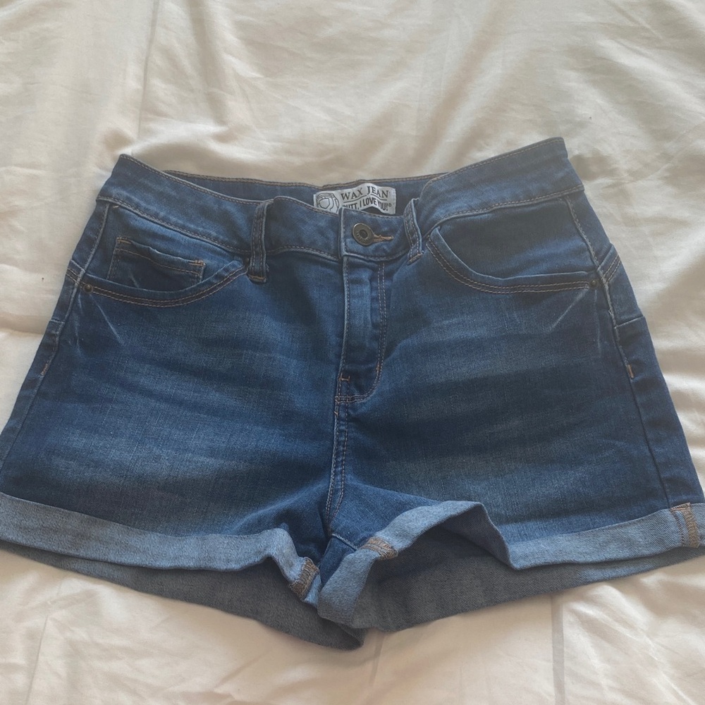 Wax Jean Dark Blue Women's Jean Shorts